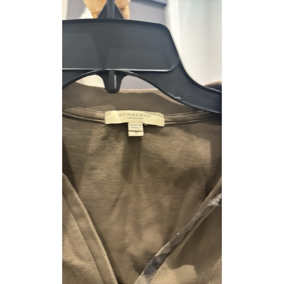 Pre-Owned Authentic Burberry Brit olive green top - Picture 6 of 6